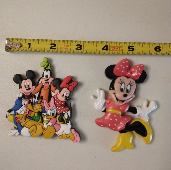 Vintage Disney Rubber Magnets Minnie - Picture 2 of 6